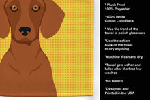 Load image into Gallery viewer, Summer Sunflowers Red Dachshund Kitchen Towel