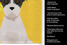 Load image into Gallery viewer, Summer Sunflowers Black White Wirehair Jack Russell Terrier Kitchen Towel