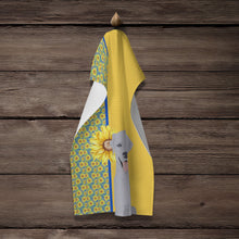 Load image into Gallery viewer, Summer Sunflowers Silver Labrador Retriever Kitchen Towel
