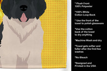 Load image into Gallery viewer, Summer Sunflowers Landseer Newfoundland Kitchen Towel