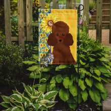 Load image into Gallery viewer, Summer Sunflowers Toy Red Poodle Garden Flag – Decorative Outdoor Yard Flag