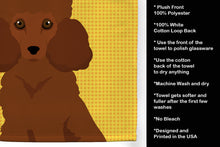 Load image into Gallery viewer, Summer Sunflowers Toy Red Poodle Kitchen Towel