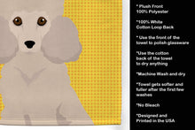 Load image into Gallery viewer, Summer Sunflowers Toy Cream Poodle Kitchen Towel