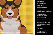 Load image into Gallery viewer, Summer Sunflowers Sable Pembroke Corgi Kitchen Towel