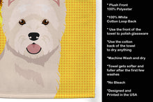 Load image into Gallery viewer, Summer Sunflowers Westie West Highland White Terrier Kitchen Towel