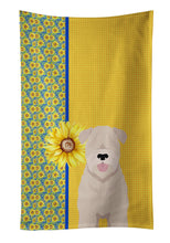 Load image into Gallery viewer, Summer Sunflowers Soft Coated Wheaten Terrier Kitchen Towel