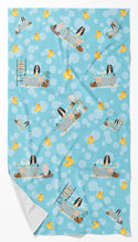 Load image into Gallery viewer, Black Tricolor Basset Hound Bath Towel Large