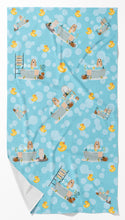 Load image into Gallery viewer, Lemon and White Tricolor Basset Hound Bath Towel Large
