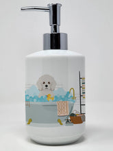Load image into Gallery viewer, Bichon Frise Ceramic Soap Dispenser