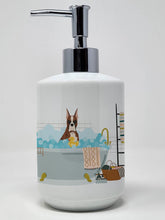 Load image into Gallery viewer, Red Brindle Boxer Ceramic Soap Dispenser