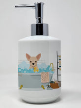 Load image into Gallery viewer, Fawn Chihuahua Ceramic Soap Dispenser