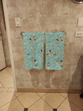 Load image into Gallery viewer, Black Chihuahua Bath Towel Large