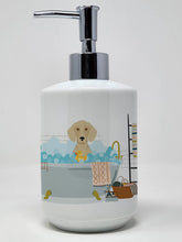 Load image into Gallery viewer, Cream Dachshund Ceramic Soap Dispenser