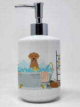 Load image into Gallery viewer, Red Fox Labrador Retriever Ceramic Soap Dispenser