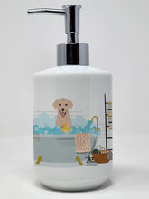 Load image into Gallery viewer, Yellow Labrador Retriever Ceramic Soap Dispenser