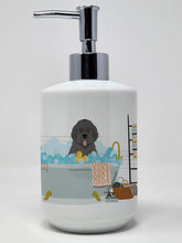 Load image into Gallery viewer, Grey Newfoundland Ceramic Soap Dispenser
