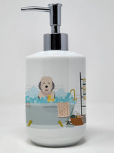 Load image into Gallery viewer, Old English Sheepdog Ceramic Soap Dispenser