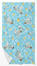 Load image into Gallery viewer, White Pomeranian Bath Towel Large