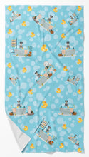 Load image into Gallery viewer, Salt Pepper Natural Ears Schnauzer Bath Towel Large