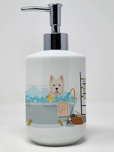 Load image into Gallery viewer, Westie West Highland White Terrier Ceramic Soap Dispenser