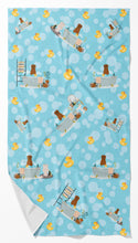Load image into Gallery viewer, Dogue de Bourdeaux in Bathtub Bath Towel Large