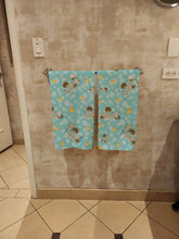 Load image into Gallery viewer, Tan Pekingese in Bathtub Bath Towel Large