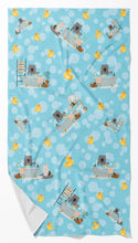 Load image into Gallery viewer, Blue Chow Chow in Bathtub Bath Towel Large