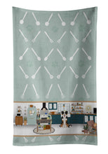 Load image into Gallery viewer, Tricolor Border Collie in the Kitchen Kitchen Towel
