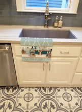Load image into Gallery viewer, Red and White Chihuahua in the Kitchen Kitchen Towel