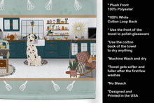 Load image into Gallery viewer, Dalmatian in the Kitchen Kitchen Towel