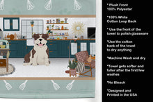 Load image into Gallery viewer, Brindle English Bulldog in the Kitchen Kitchen Towel