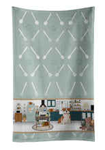 Load image into Gallery viewer, Red English Bulldog in the Kitchen Kitchen Towel