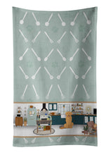Load image into Gallery viewer, Gold Golden Retriever in the Kitchen Kitchen Towel