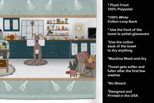 Load image into Gallery viewer, Fawn Italian Greyhound in the Kitchen Kitchen Towel
