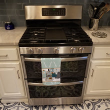 Load image into Gallery viewer, Grey Newfoundland in the Kitchen Kitchen Towel