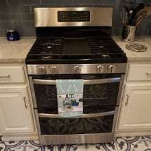 Load image into Gallery viewer, Landseer Newfoundland in the Kitchen Kitchen Towel