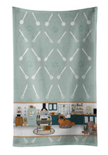 Load image into Gallery viewer, Red Pekingese in the Kitchen Kitchen Towel