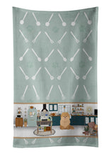 Load image into Gallery viewer, Orange Pomeranian in the Kitchen Kitchen Towel