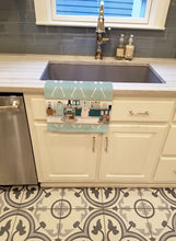 Load image into Gallery viewer, White Pomeranian in the Kitchen Kitchen Towel