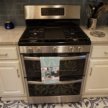 Load image into Gallery viewer, Standard Red Poodle in the Kitchen Kitchen Towel