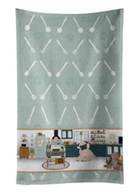 Load image into Gallery viewer, Fawn Pug in the Kitchen Kitchen Towel