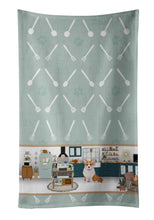 Load image into Gallery viewer, Red Cardigan Corgi in the Kitchen Kitchen Towel