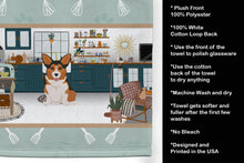 Load image into Gallery viewer, Sable Pembroke Corgi in the Kitchen Kitchen Towel