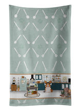 Load image into Gallery viewer, Sable Pembroke Corgi in the Kitchen Kitchen Towel