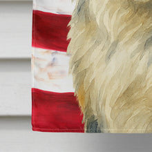 Load image into Gallery viewer, Blue Merle Australian Shepherd American Flag House Flag