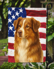 Load image into Gallery viewer, Red Australian Shepherd American Flag Garden Flag