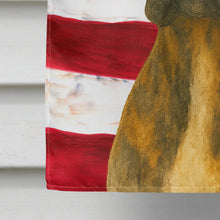 Load image into Gallery viewer, Brindle Cropped Boxer American Flag House Flag