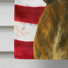 Load image into Gallery viewer, Brindle Boxer American Flag House Flag