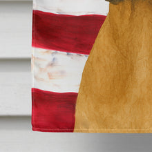 Load image into Gallery viewer, Fawn Cropped Boxer American Flag House Flag