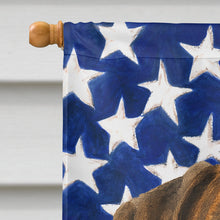 Load image into Gallery viewer, Brindle Cane Corso American Flag House Flag
